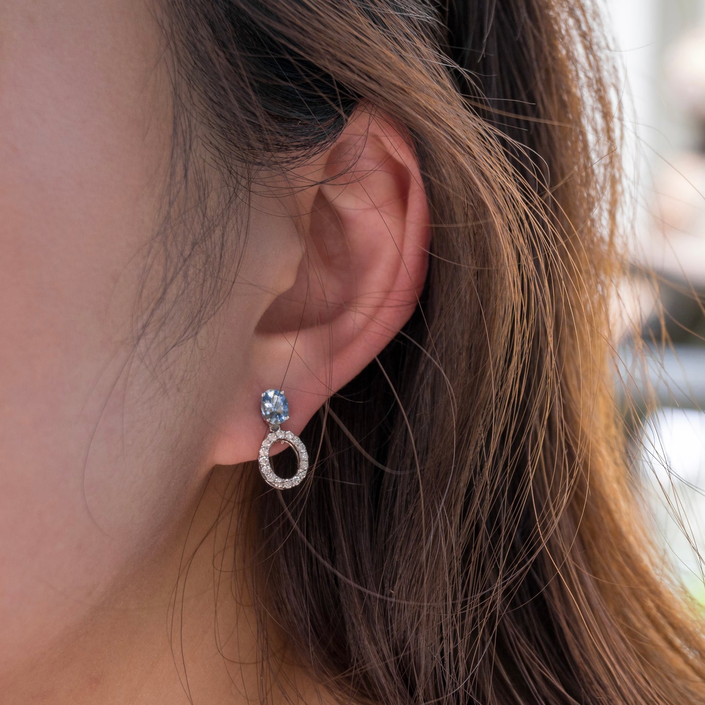 Coral Cascade Three-way Earrings