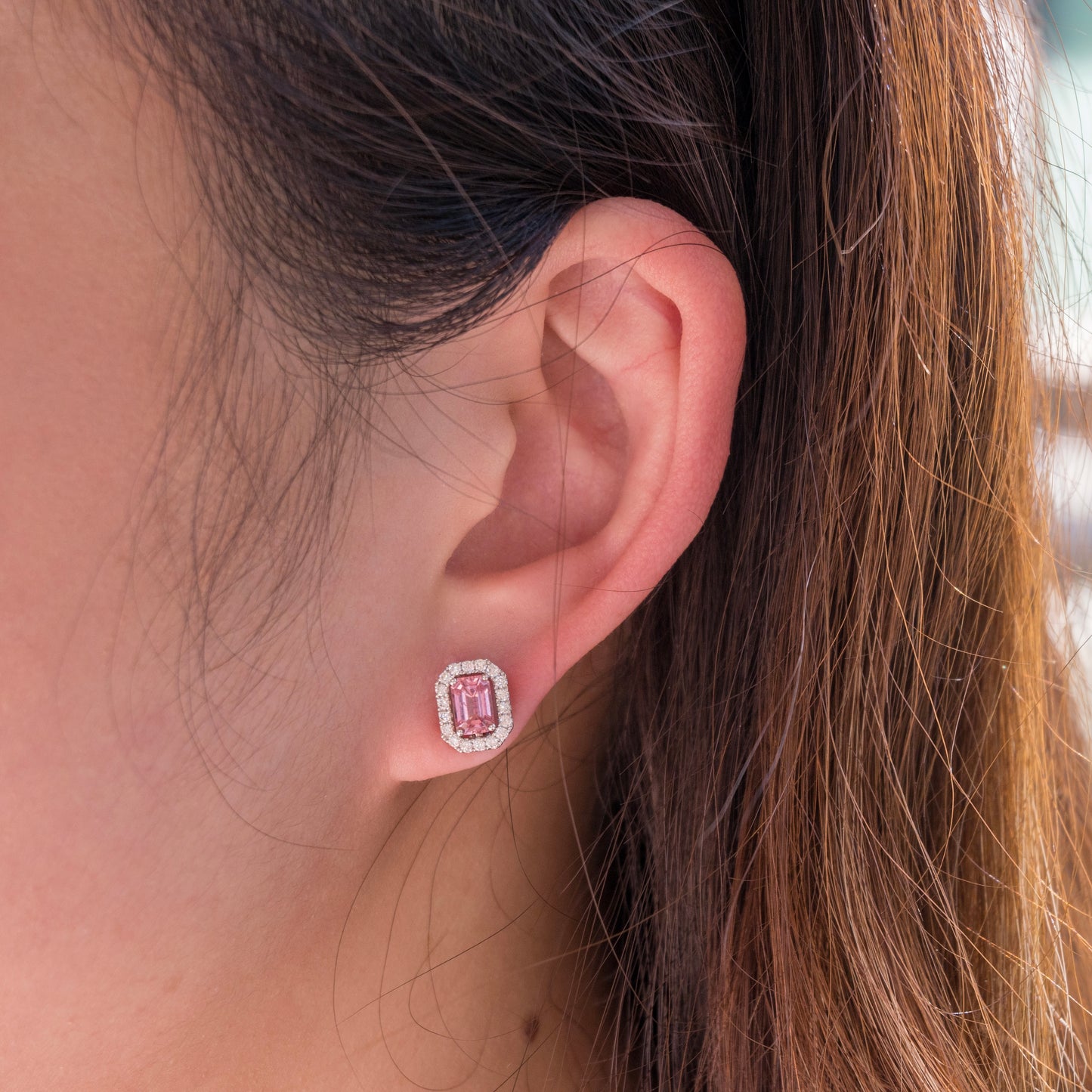 Radiant Rose Three-way Earrings
