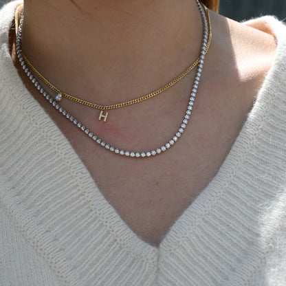 Two-way Adjustable Tennis Necklace